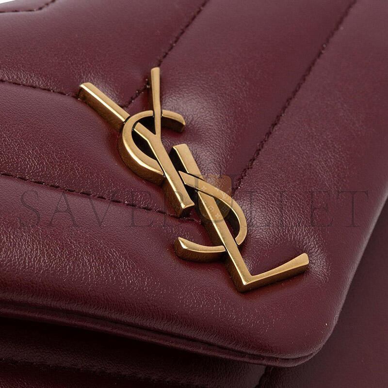 YSL TOY LOULOU SHOULDER BAG IN QUILTED LEATHER 467072 (20*14*7cm)